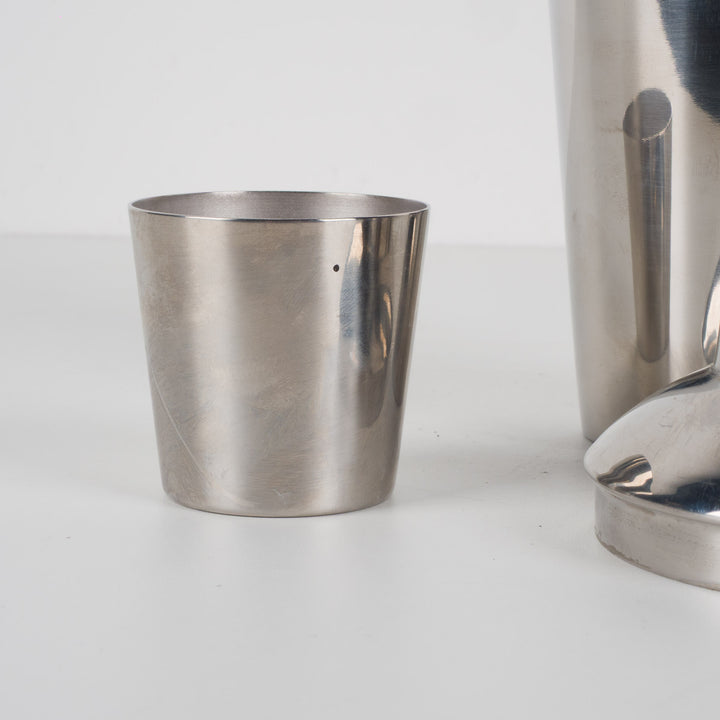 Vintage cocktailshaker in inox – tijdloze barware met karakter