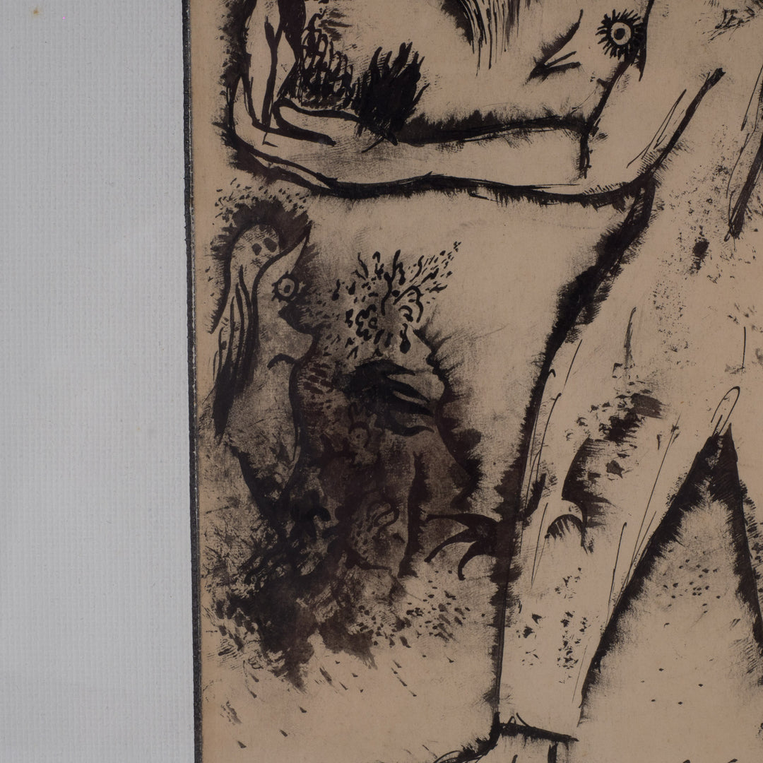 Gust Smet – “Visioenen” – originele tekening, gesigneerd