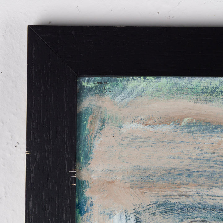 Abstract gouache in shades of blue
