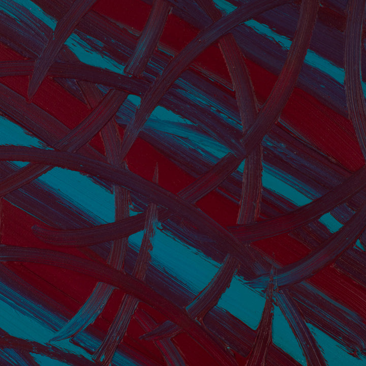 Abstract schilderij 'Gekruiste Stromen' uit 2022 / 40x50cm