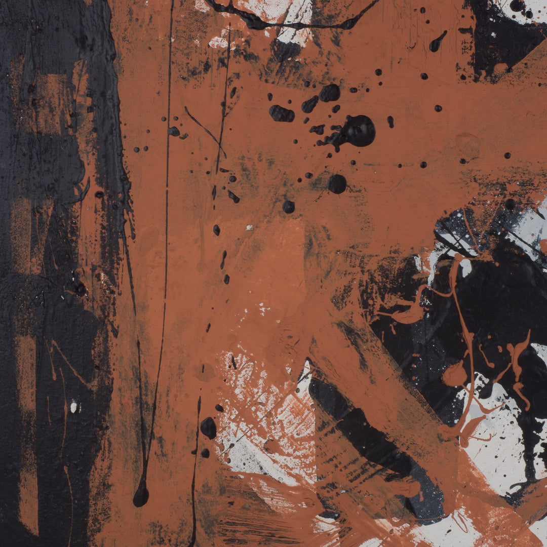 Groot Abstract Expressionistisch Schilderij op Paneel – 95 × 87 × 1,5 cm