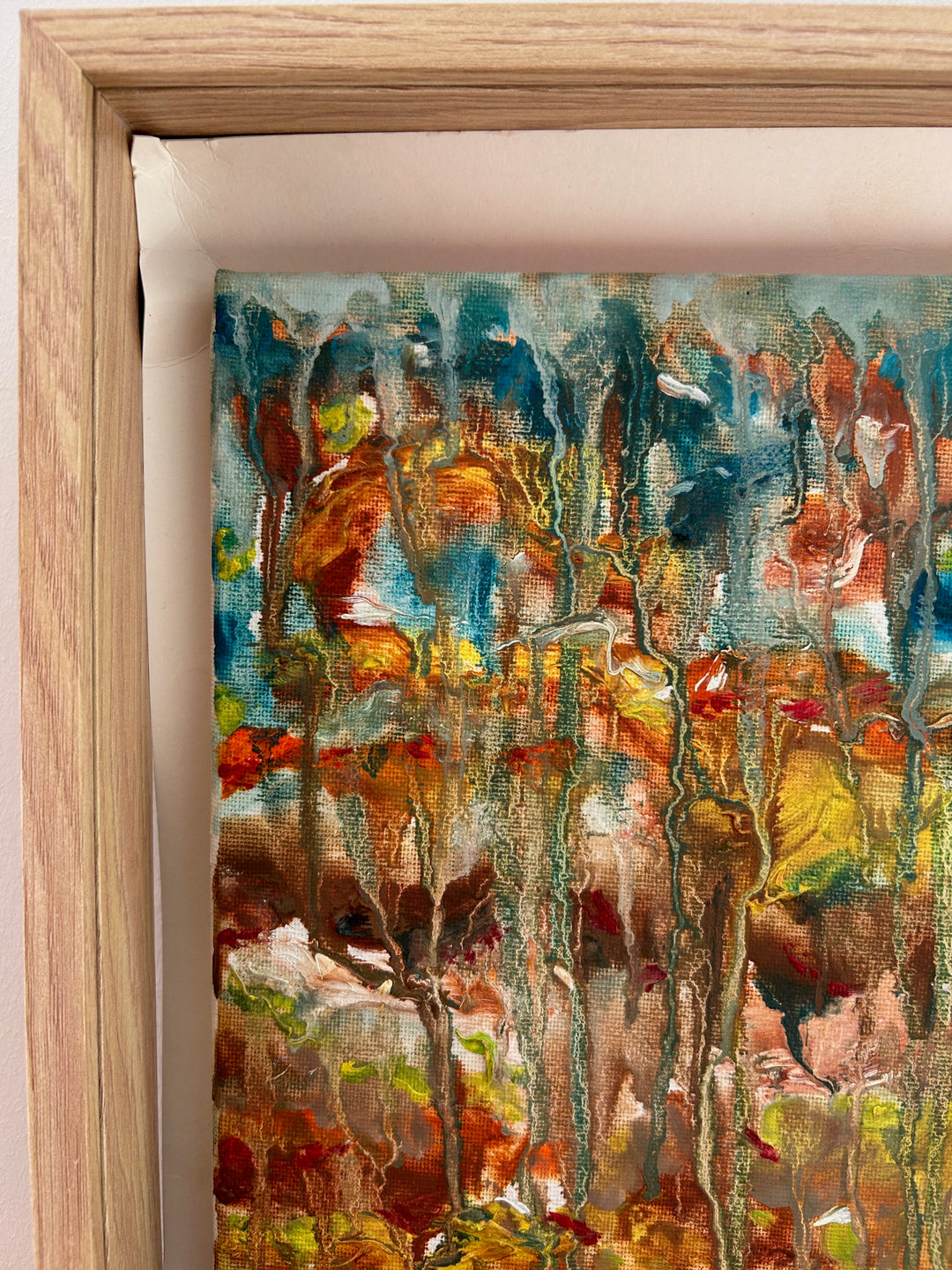 Schilderij Gumea – een landschap dat zachtjes wegvloeit
