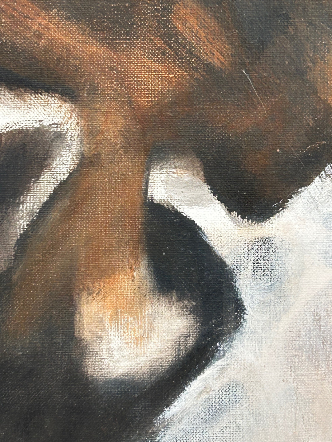 Abstract Schilderij  – Warmte, Beweging en Verstilling in Aardetinten / 60 x 60 x 2 cm