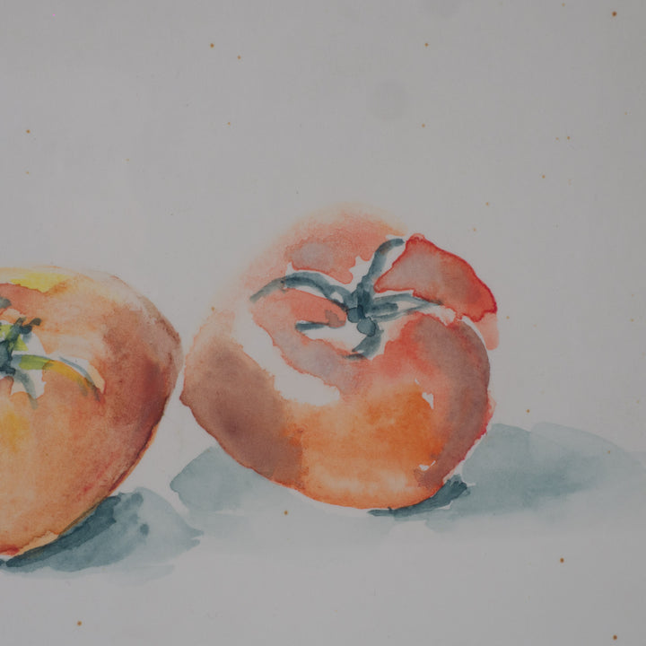 Aquarellen van S. Matthys (1997) in één kader – 50 x 40 x 2 cm