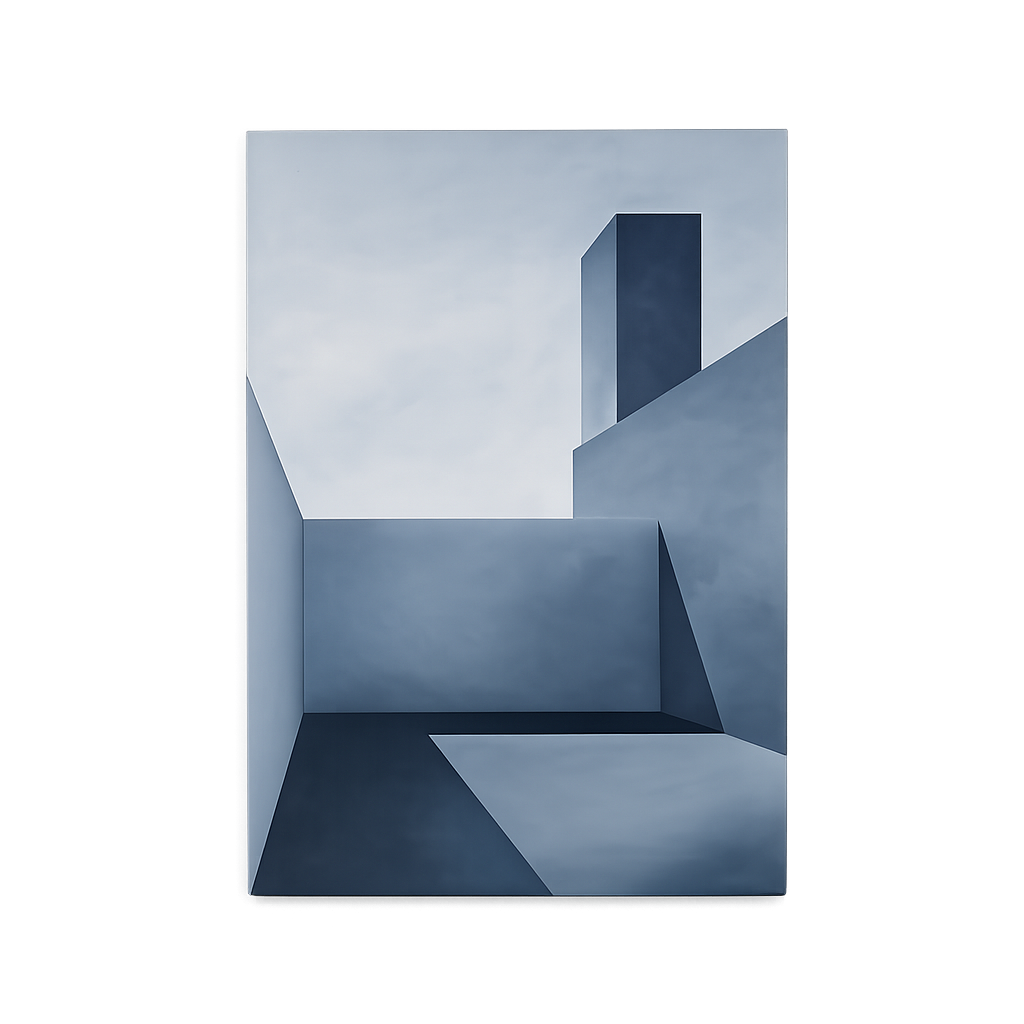 Monique Coppieters – Schilderij Architectural Silence 20 / 50,5 × 70,5 × 2,5 cm