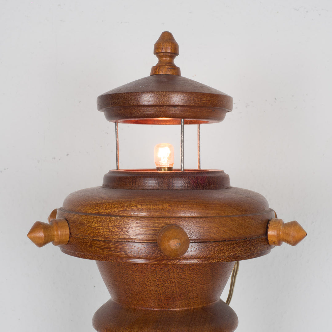 Wooden table lamp – Lighthouse