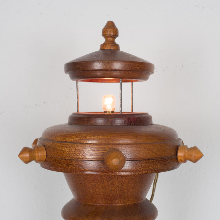 Wooden table lamp – Lighthouse