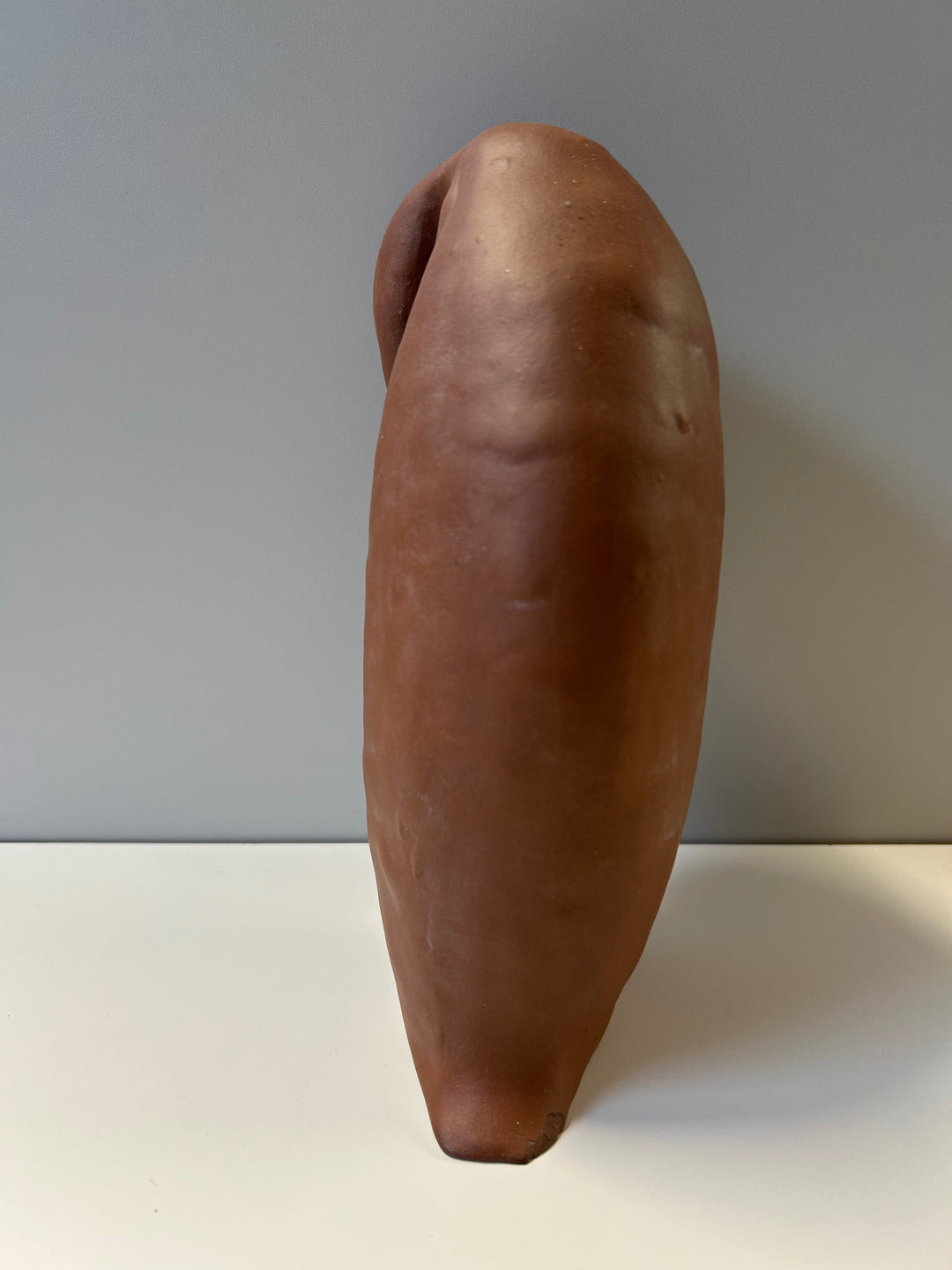 🐧 Gestileerde pinguïn in terracotta keramiek