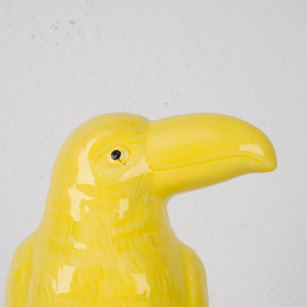 Beautiful yellow toucan – Glazed ceramic