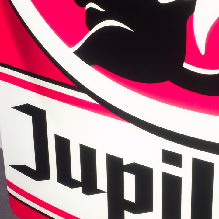 Facade neon sign for Jupiler beer