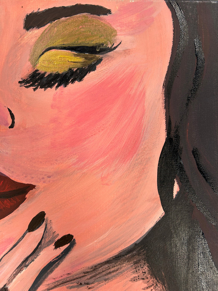 Schilderij 'Gouden Stilte' door A. Peters