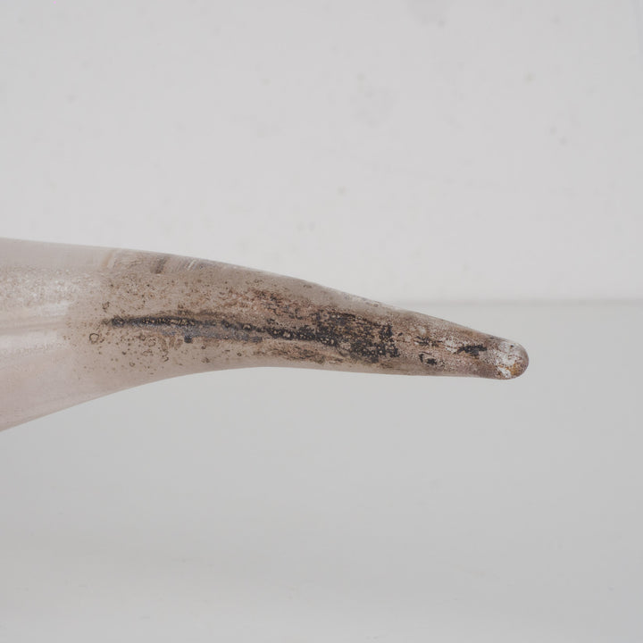 Murano vogel in bordeaux mat glas – Cenedese Murano