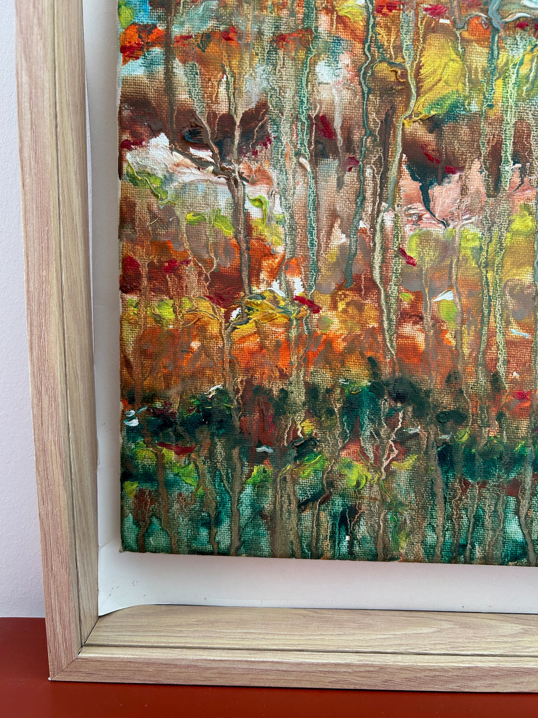 Schilderij Gumea – een landschap dat zachtjes wegvloeit