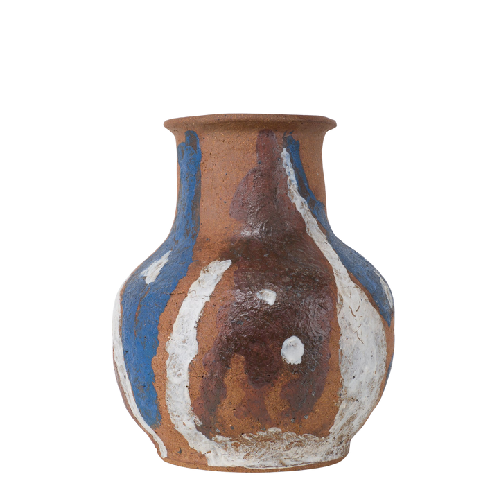 Grote authentieke terracotta vaas uit Zuid-Amerika