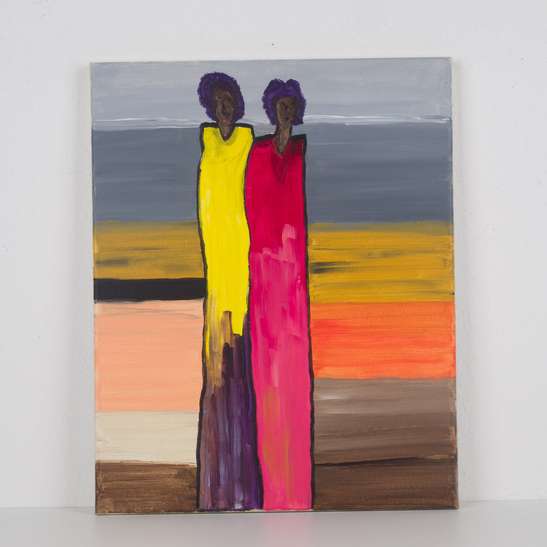 Schilderij 'Twee Stemmen' door JP Terryn / 50x40x1,5cm
