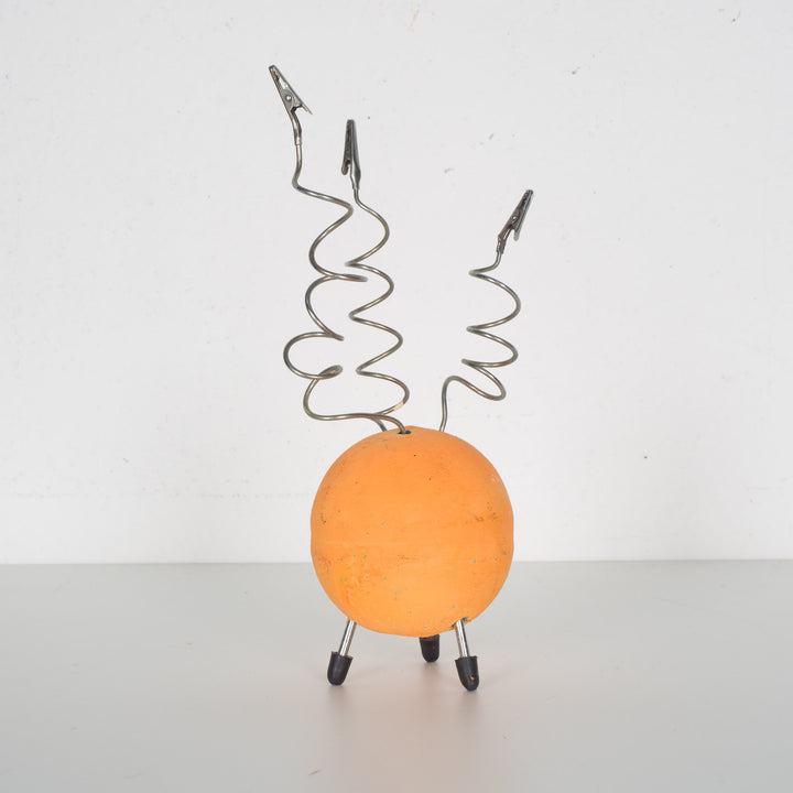 Photo holder in neon orange