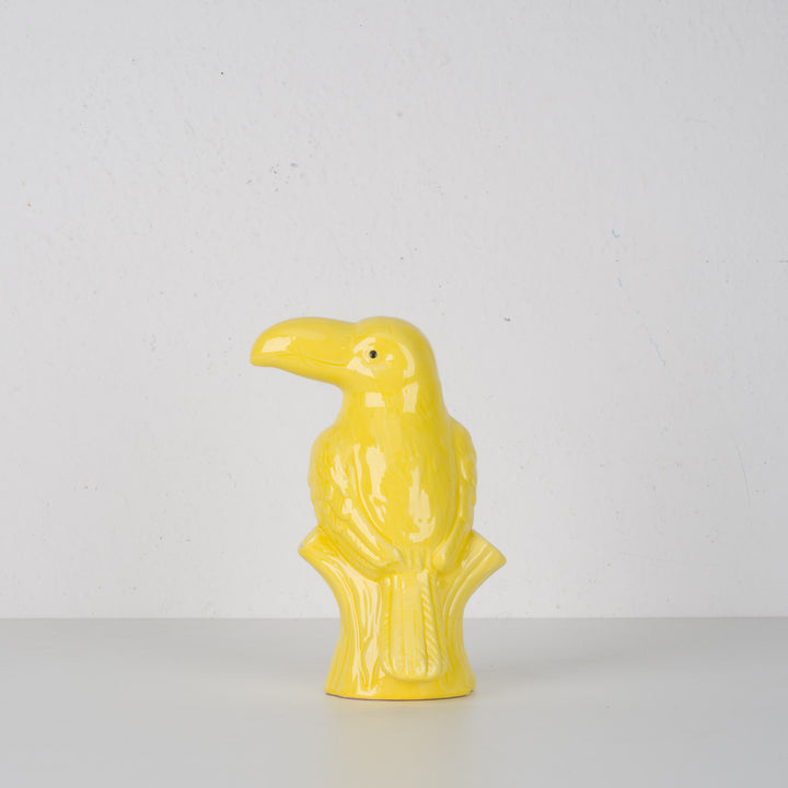 Beautiful yellow toucan – Glazed ceramic