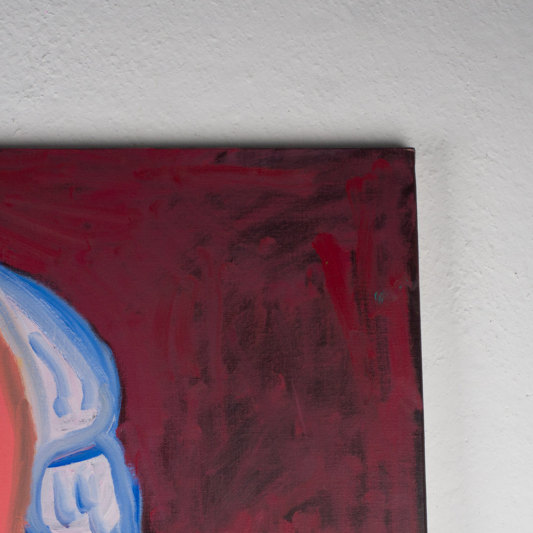 Expressief Portret door Piet Lemahieu – 108 × 138 × 2,5 cm