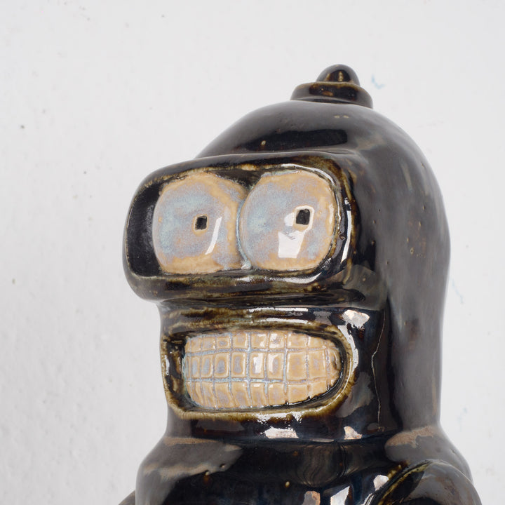 Beautiful handmade statue of Bender from Futurama