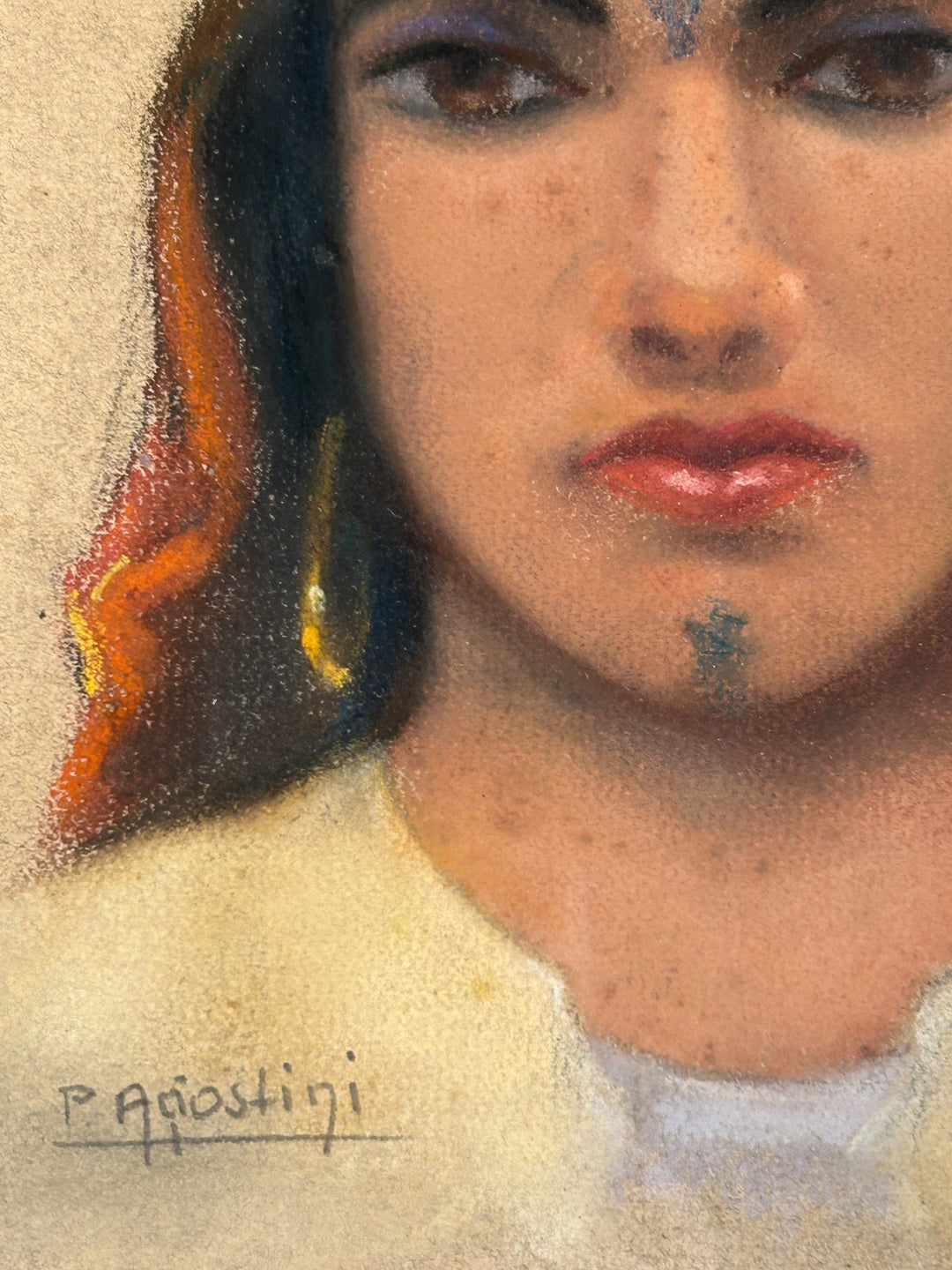 Oriëntaalse Dame – P. Agiostini / 32x40x3,5cm