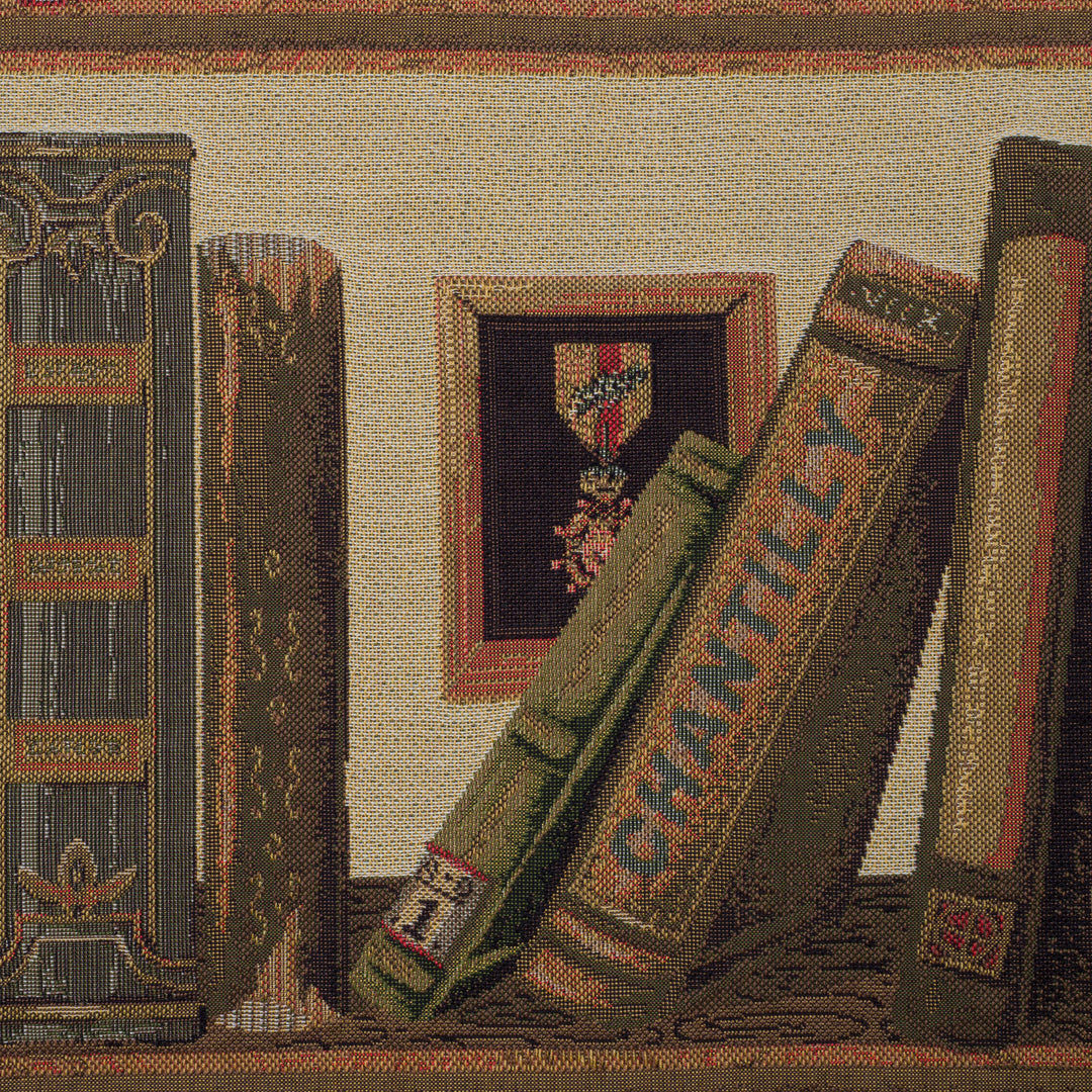 Elegant Tapestry – Library &amp; Horse Racing (195 x 140 cm)