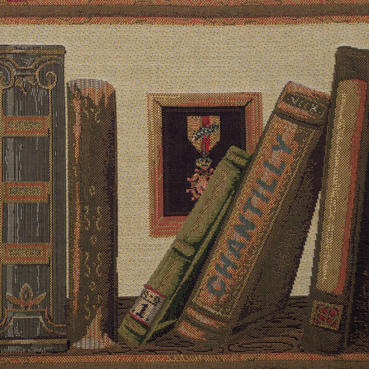 Elegant Tapestry – Library &amp; Horse Racing (195 x 140 cm)