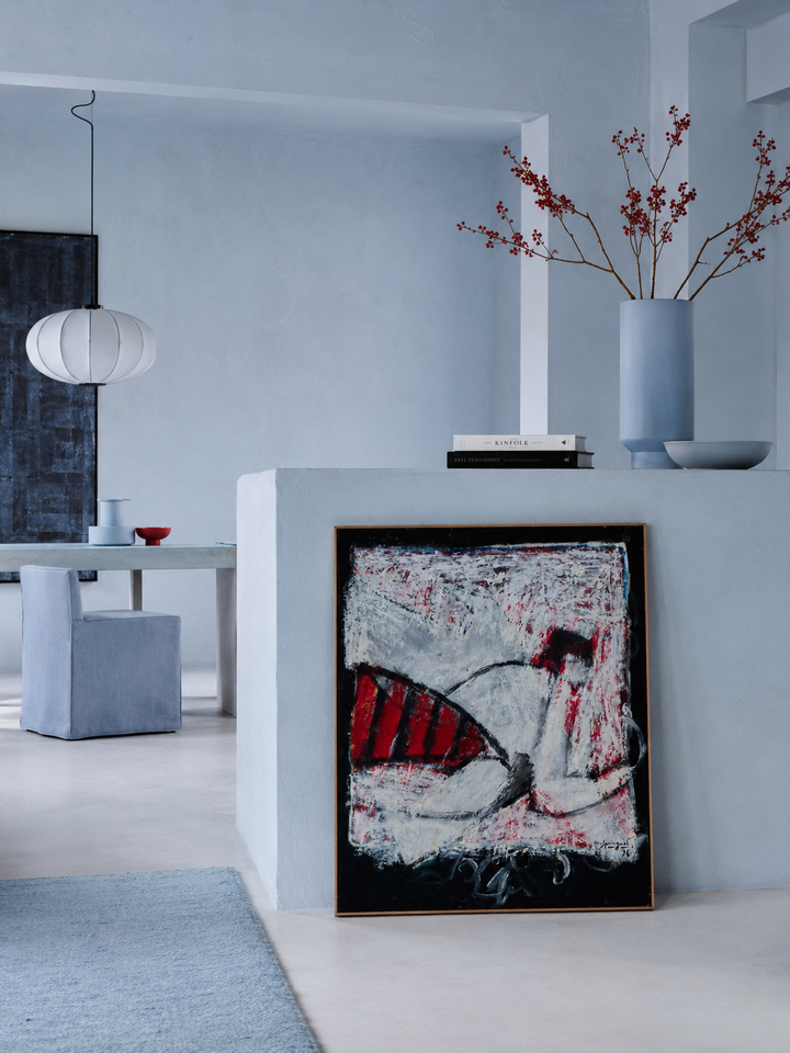 Modern abstract schilderij – "Femme Micro-Cosmos" door Christine Springuel / 70,5 x 58,5 x 1 cm
