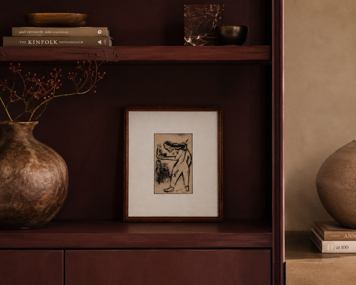 Gust Smet – “Visioenen” – originele tekening, gesigneerd /  36 x 43,5 cm