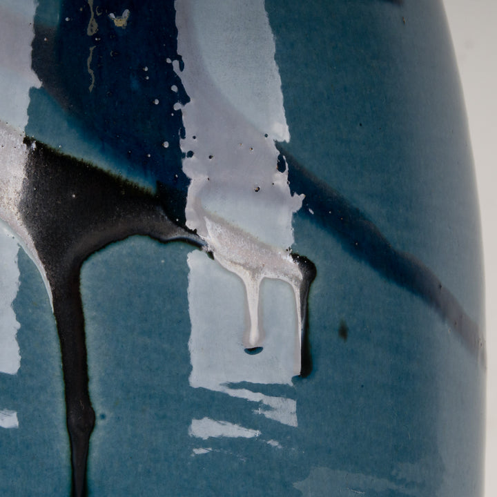 Glazed ceramic vase by Thomas Buxo