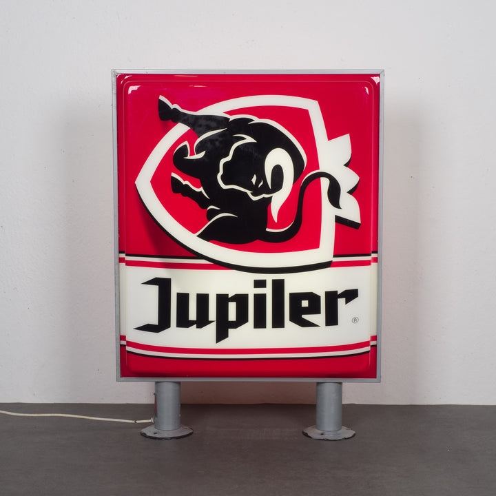 Facade neon sign for Jupiler beer