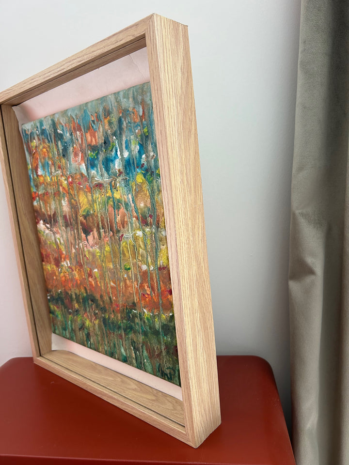 Schilderij Gumea – een landschap dat zachtjes wegvloeit