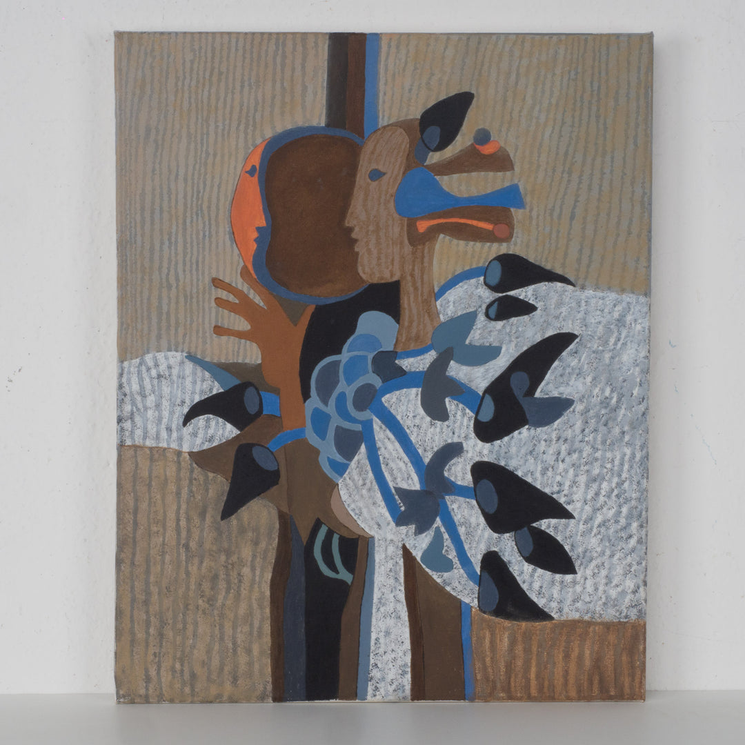 Schilderij 'Dialoog in vorm en kleur' / 40 × 50 cm