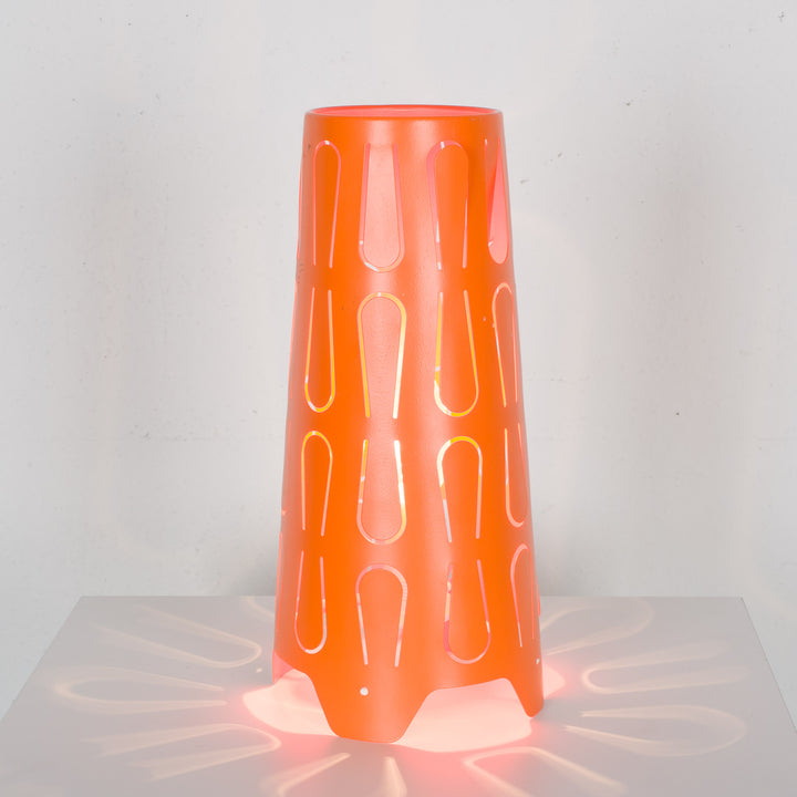 Orange table lamp