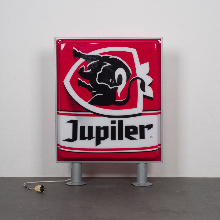 Facade neon sign for Jupiler beer