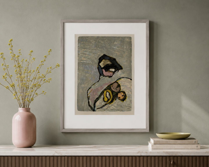 Pavel Roucka Lithografie 17/75 – Moderne Kunst / 61,5 x 80 x 3 cm