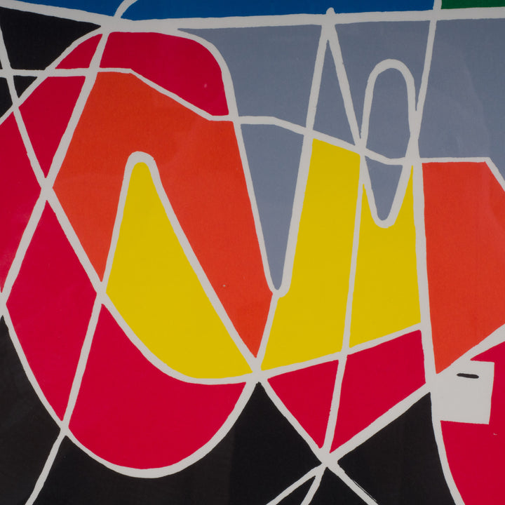 Lithografie 'Compositie in Evenwicht' door Ed Cafmeyer