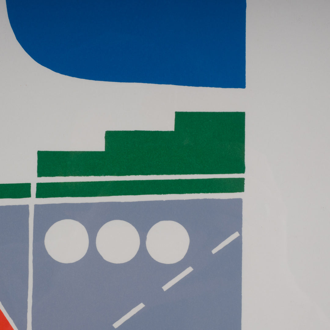 Lithografie 'Compositie in Evenwicht' door Ed Cafmeyer