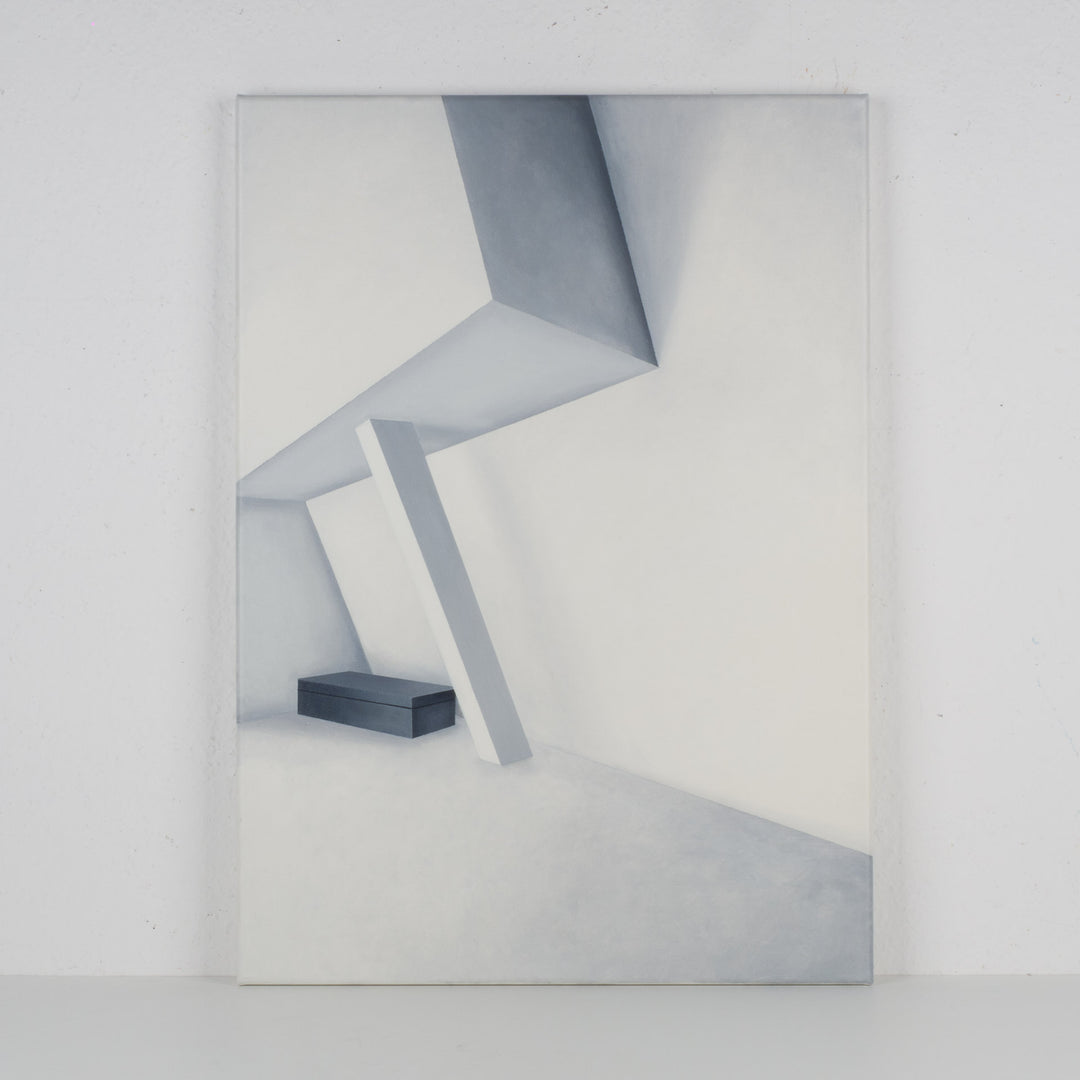 Schilderij “Architectural Silence 6” – Minimalistische architecturale rust | Monique Coppieters