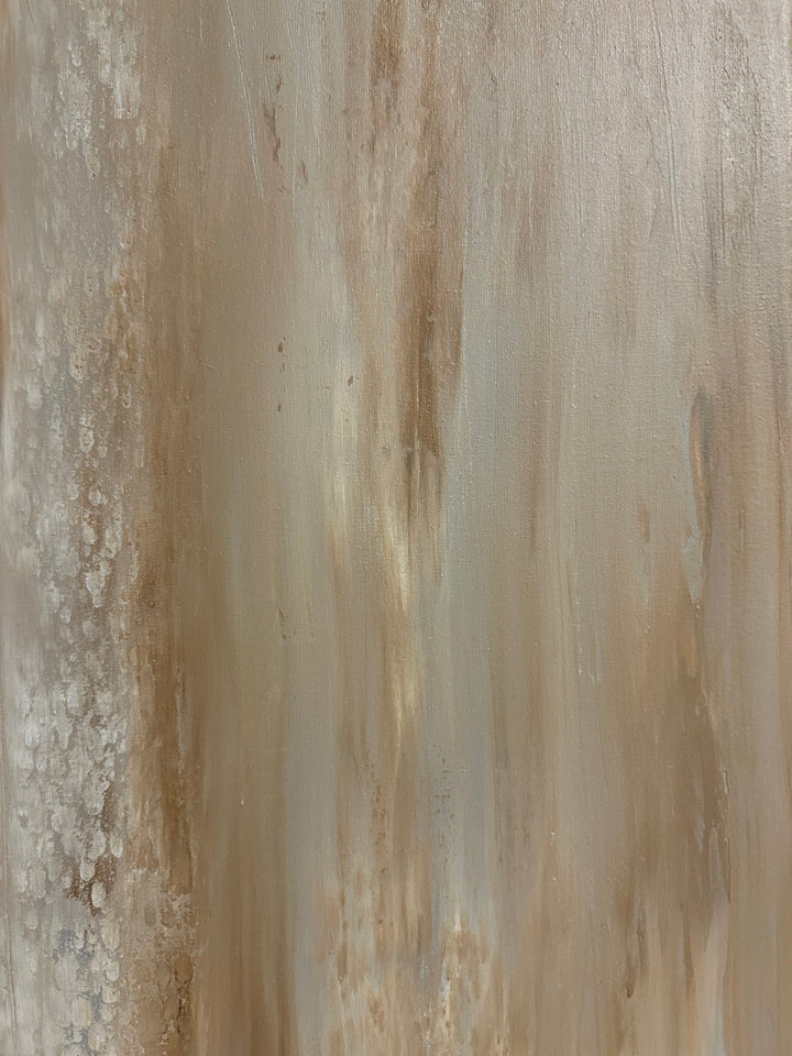 Schilderij "Stilte tussen twee momenten - La Résonance" – 80 x 60 x 4 cm