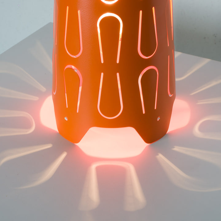 Orange table lamp