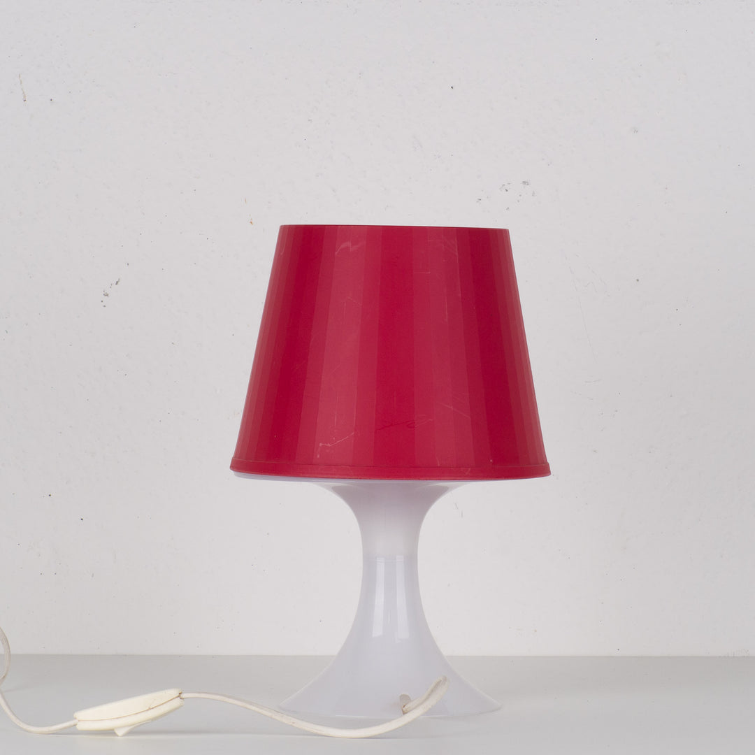 Modern lamp in a red color - made in Hungary