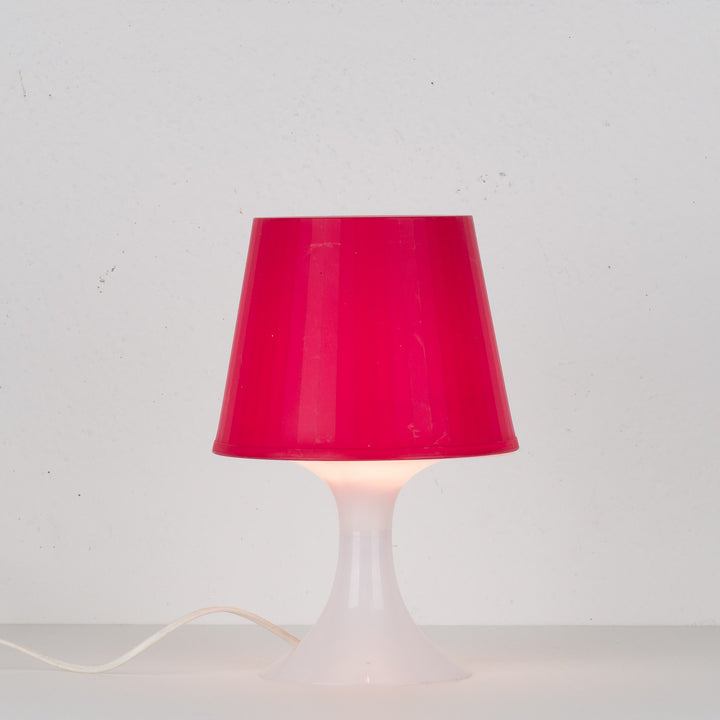 Modern lamp in a red color - made in Hungary