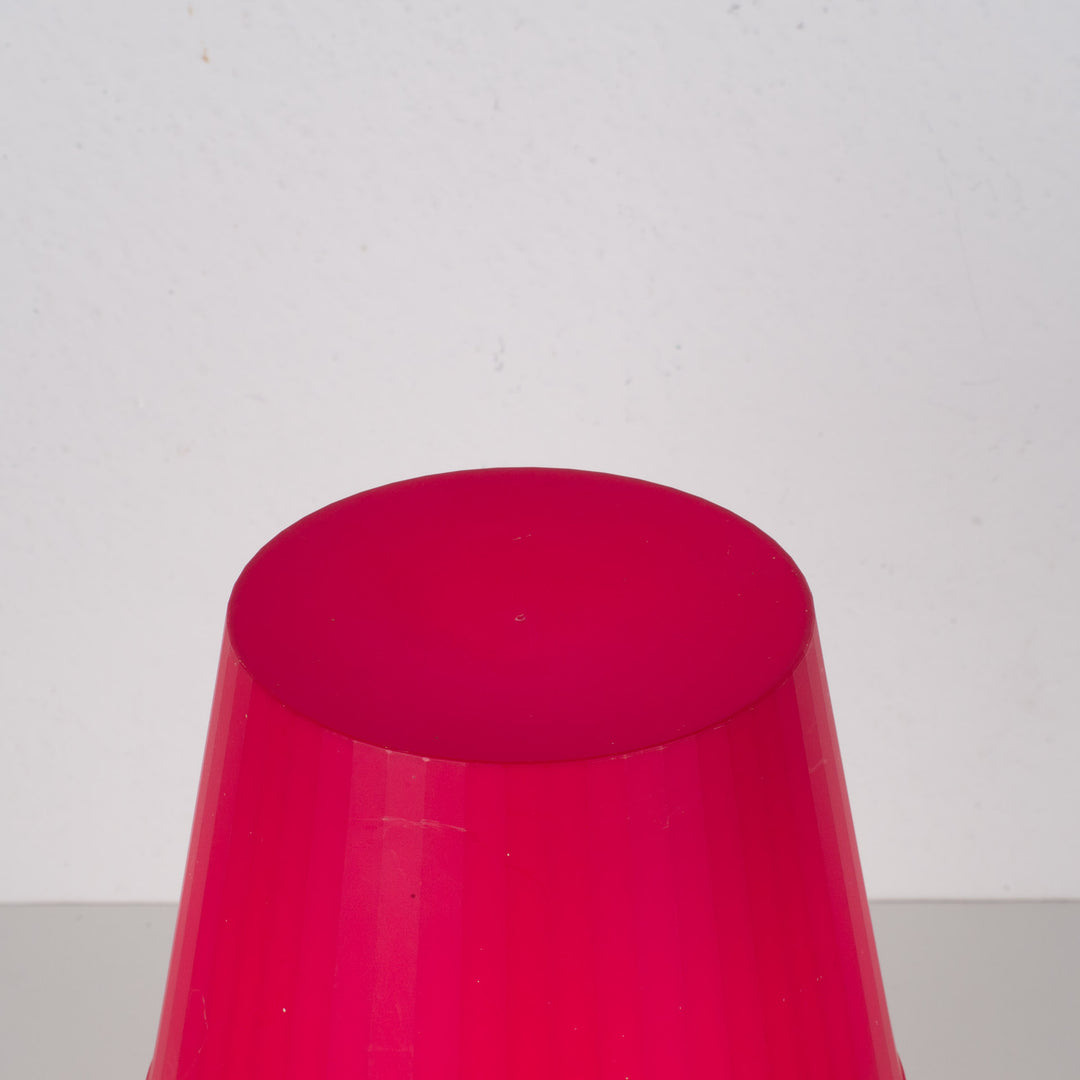 Modern lamp in a red color - made in Hungary