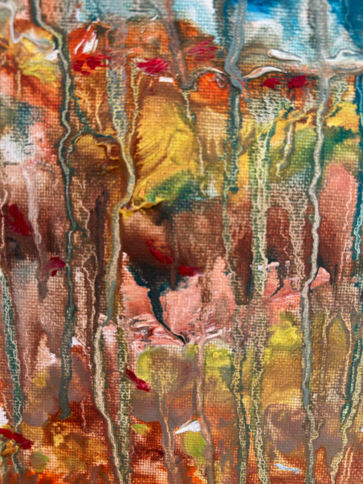 Schilderij Gumea – een landschap dat zachtjes wegvloeit