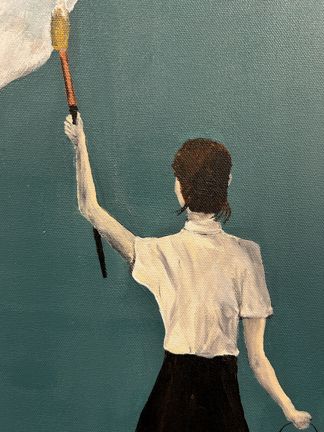 Schilderij "Schilder van Dromen" – 60 × 80 × 4 cm – Atelier S.