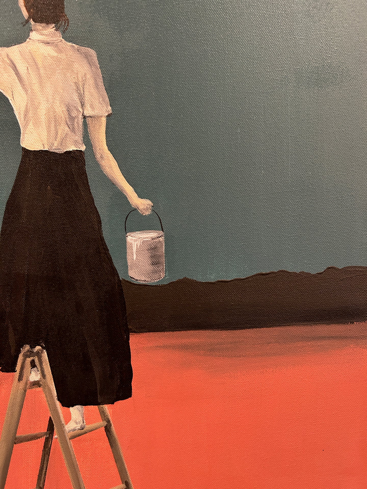Schilderij "Schilder van Dromen" – 60 × 80 × 4 cm – Atelier S.