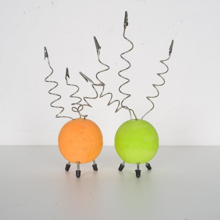 Photo holder in neon green