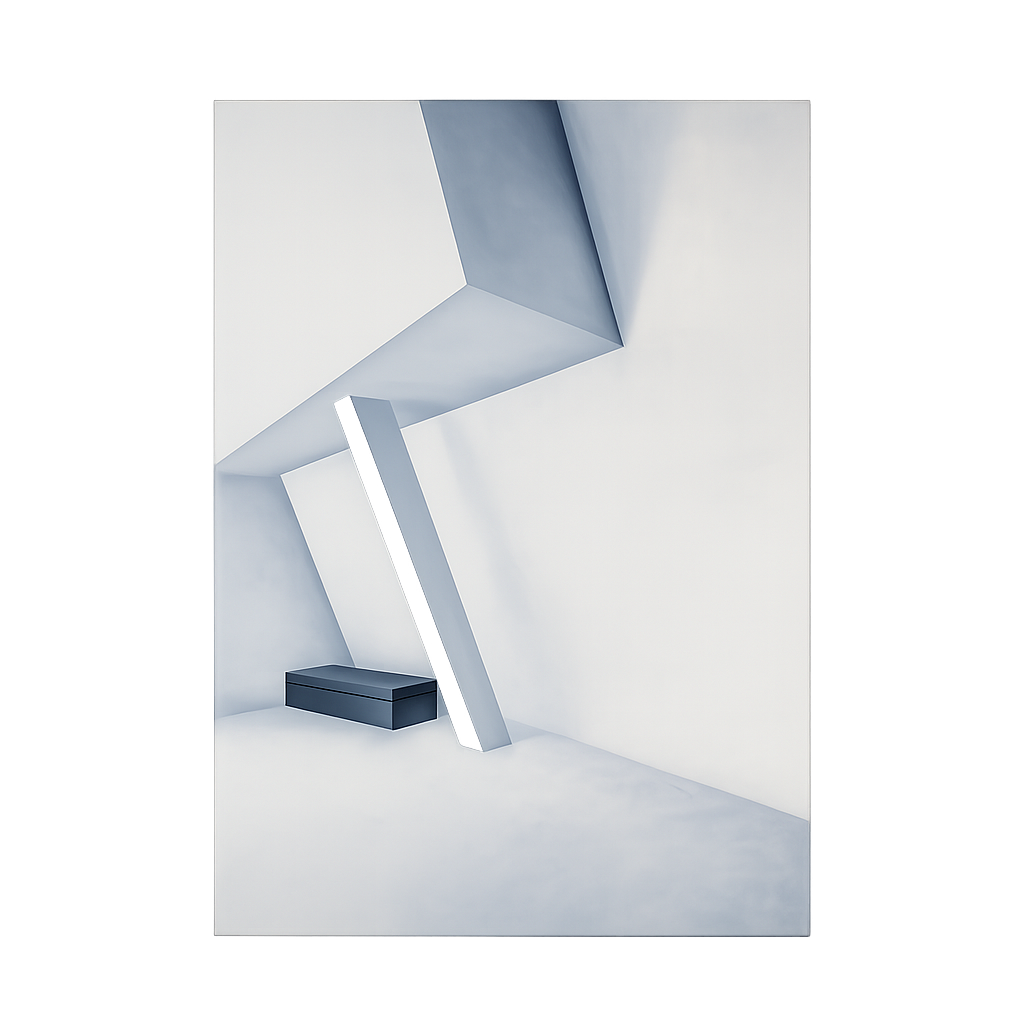 Schilderij “Architectural Silence 6” – Minimalistische architecturale rust | Monique Coppieters