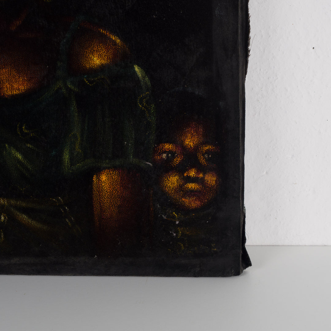 Painting of a black woman with child on her back (3)