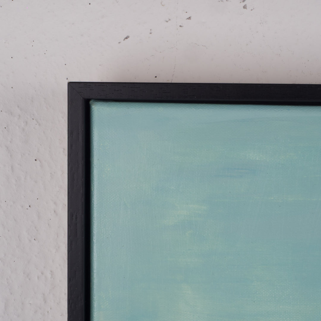 Painting of young footballer in blue – Atelier S